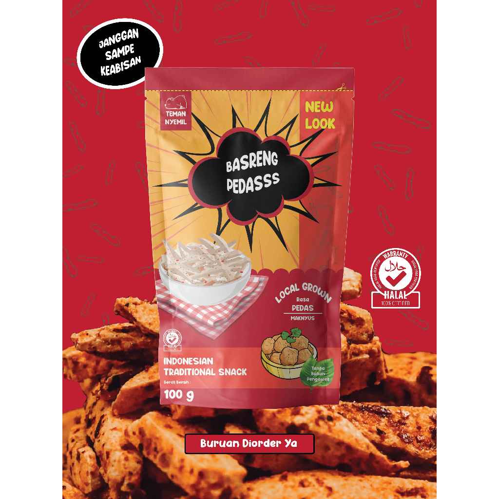 

BASRENG PEDAS DAUN JERUK KUALITAS PREMIUM 100gram