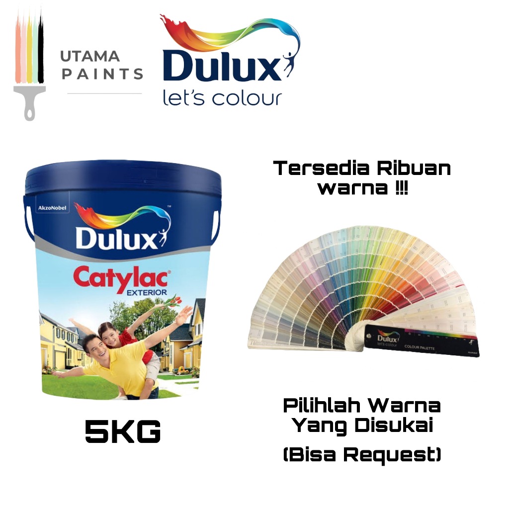 CAT TEMBOK EXTERIOR DULUX CATYLAC 5KG