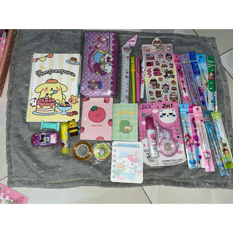 

Set/Paket Alat Tulis Lengkap Termurah, Terlengkap dan Lucu cocok untuk anak perempuan