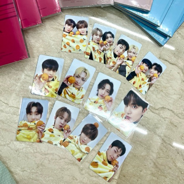 ATEEZ The World Ep. Fin Will Fansign POB Makestar selimut jeruk tangerines unit photocard official H