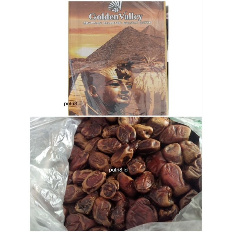 

Kurma Mesir Golden valley kemasan 500 gram