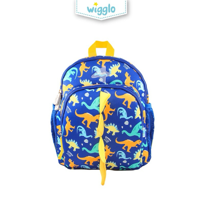 New Wigglo Dinosaurus Dino Backpack Tas anak TK PAUD mirip smiggle