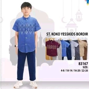 set koko anak brand yess kids 6-11 thn