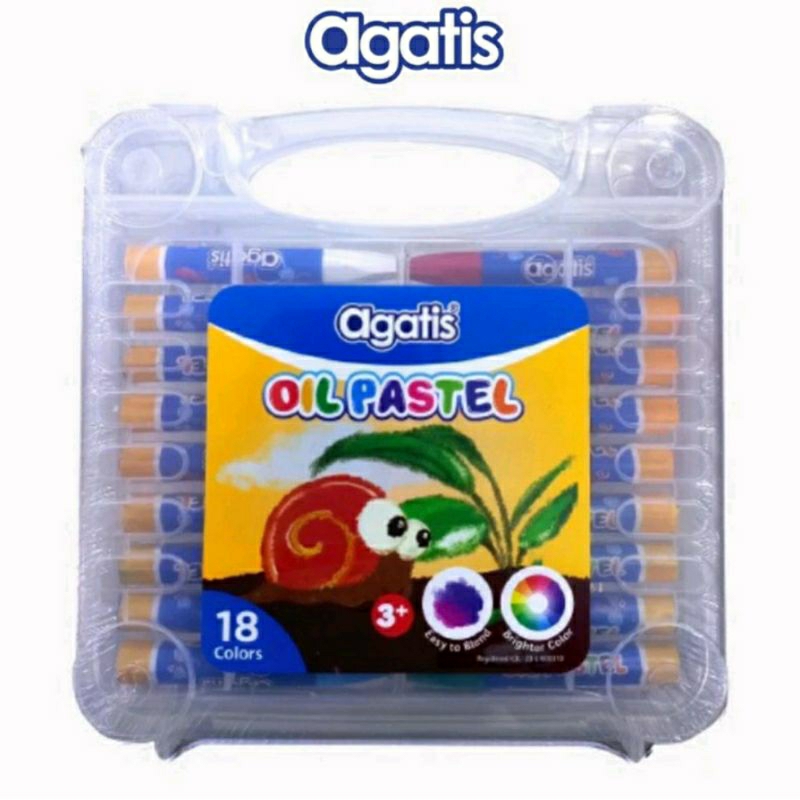 

agatis eco oil pastel 18 warna / krayon