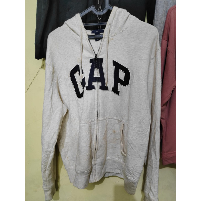 hoodie GAP putih