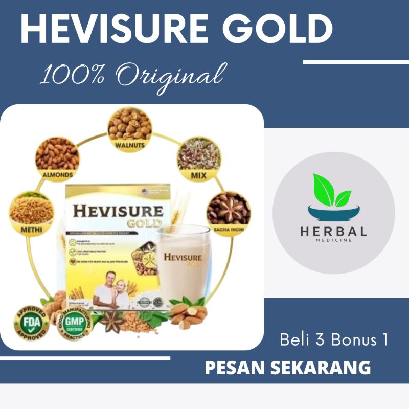 

susu diabetes hevisure gold 100% original asli terbaik BPOM