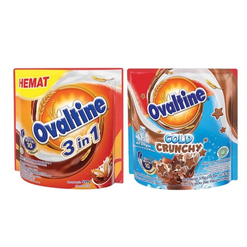 

Ovaltine Cold Crunchy & 3in1 1Pack isi 18sticks