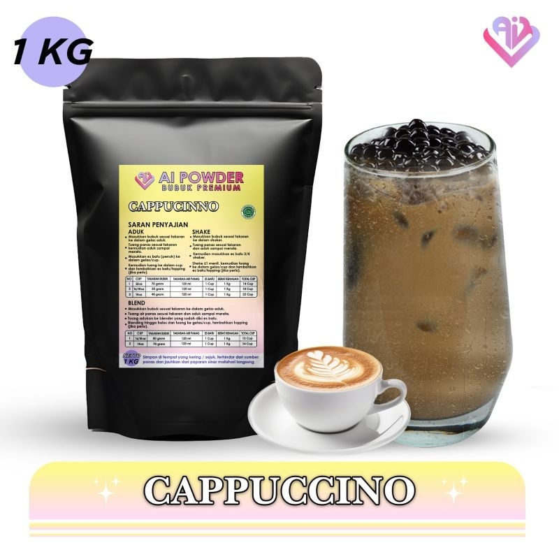 

Cappucino Bubuk Minuman Premium The Best Instan 1Kg