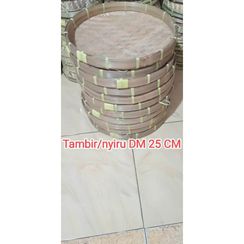 tampah bambu/nyiru/tambir/tampah nyiru 25 cm