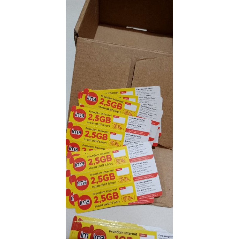 voucher Indosat 2.5 GB 5hari