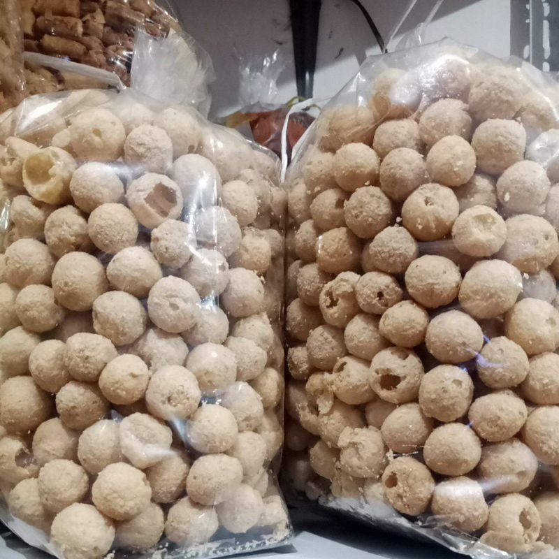 

KERIPIK TAHU BULAT KEMASAN 500GRAM