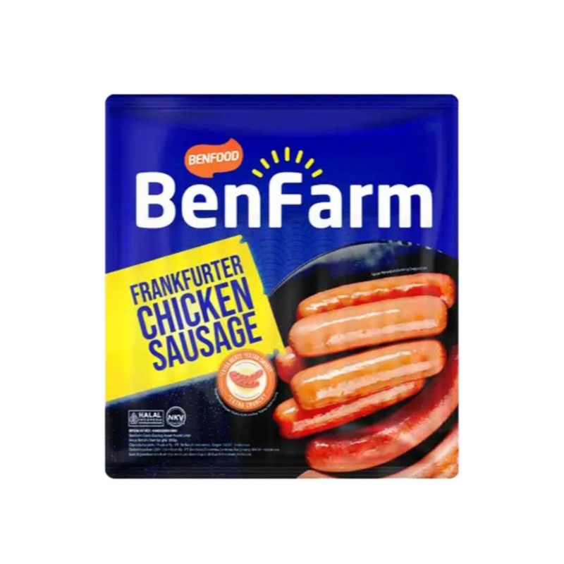 

Benfood Benfarm Frankfurter Chicken Sausage 300gr / Sosis Ayam