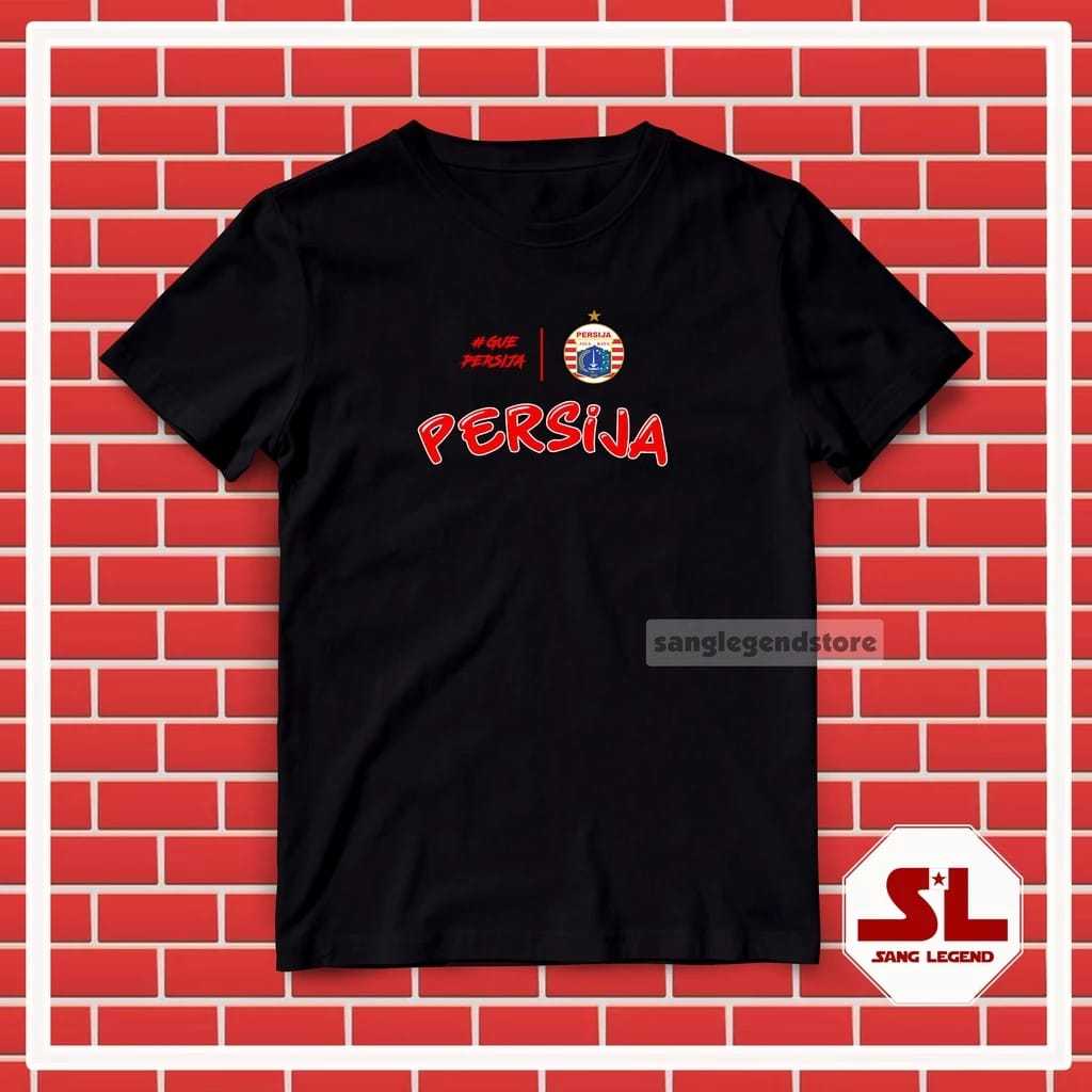 KAOS GUE PERSIJA/SIMPLE KEREN DAN COCOK UNTUK PRIA DAN WANITA