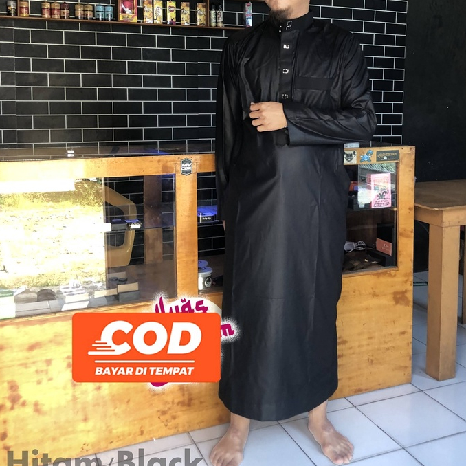 Jubah Gamis Pria AL Fadhil Gamis saudi Jubah Muslim Spun Polyster Premium model haramain Manset