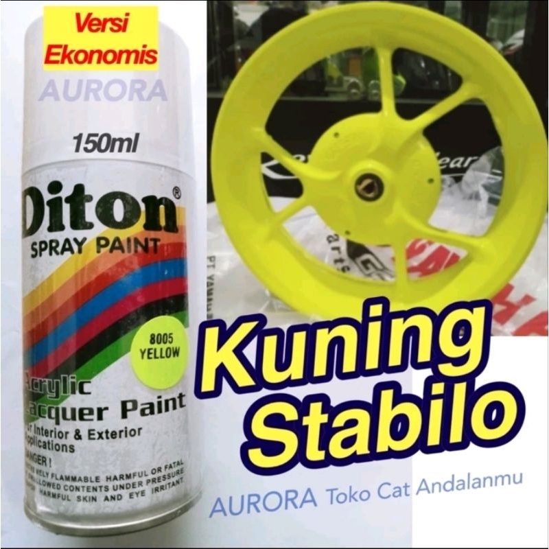 

CAT FLORESEN KUNING DITON PREMIUM 150CC | STABILO YELLOW , FLORENT KUNING