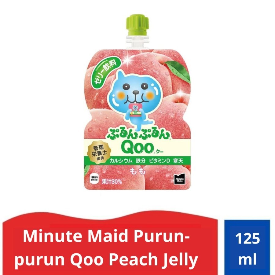 

Minute maid Purun Qoo Peach Jelly 125gr
