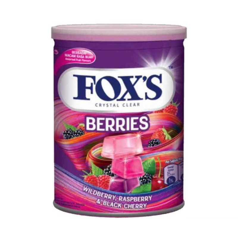 

Fox's Candy Crystal Clear Berries 180G