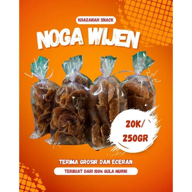 

Noga wijen Manis dan Renyah terbuat dari 100% Gula Asli berkualitas.