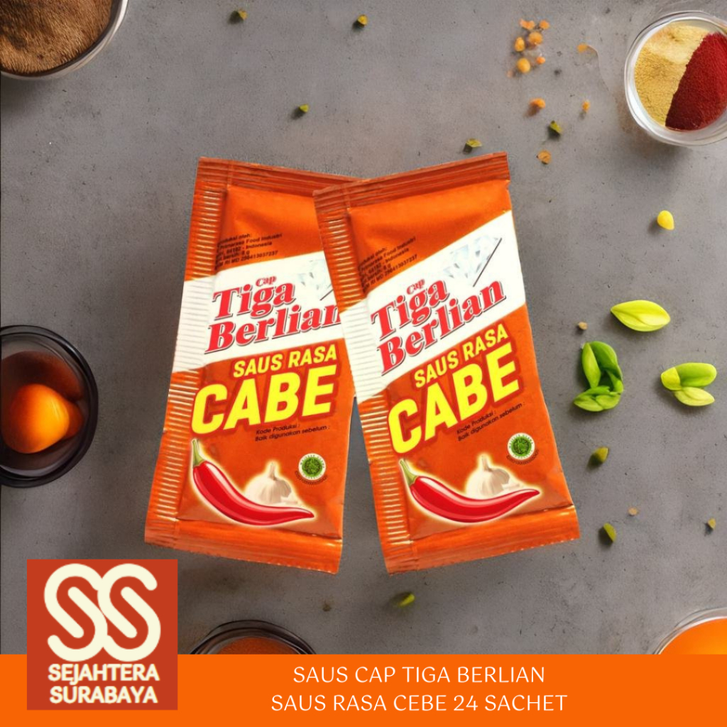 

Saus Pedas Tiga Berlian Sachet 24pcs
