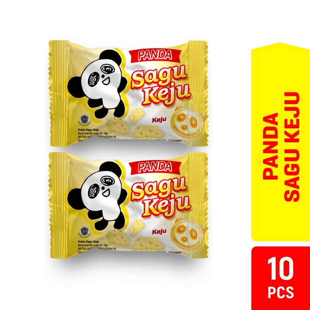 

Happy Time Panda Sagu Keju Dan Panda Sagu Keju Pandan ( Isi 10 Pcs)