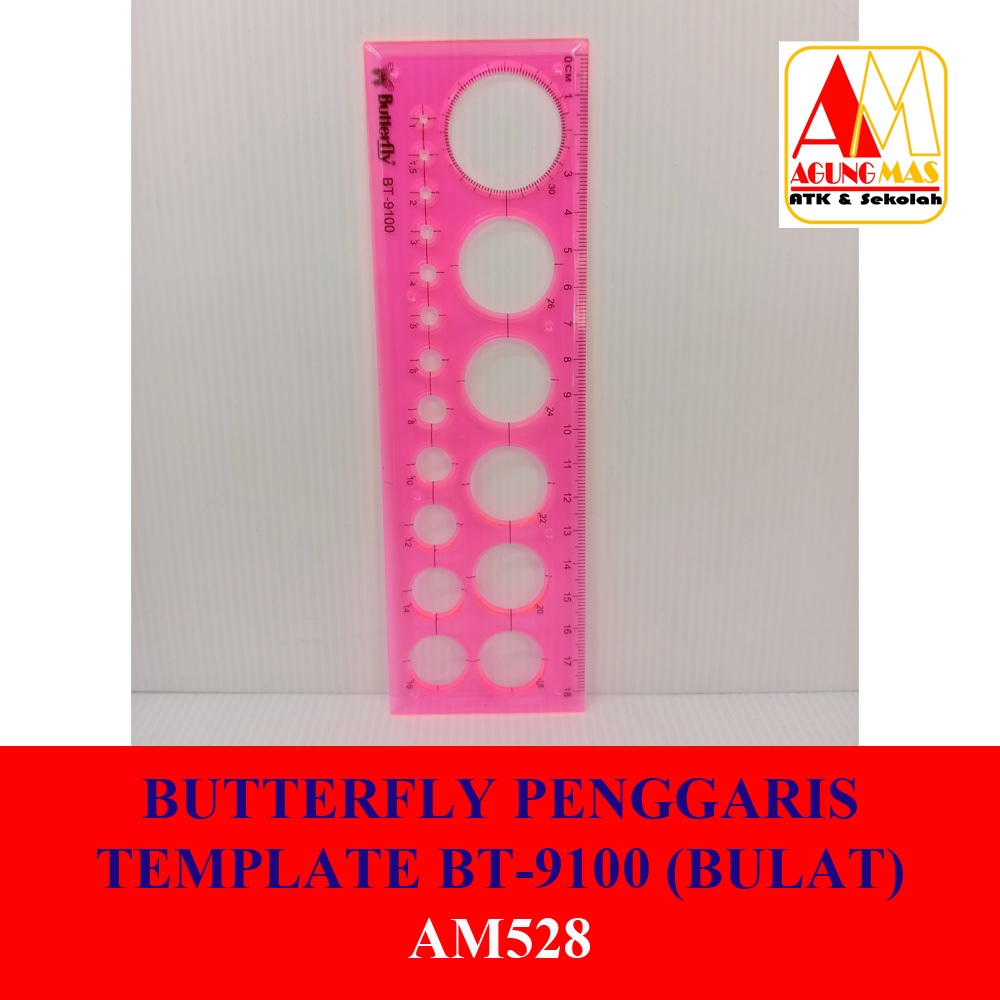 

BUTTERFLY PENGGARIS TEMPLATE BT-9100 (BULAT)