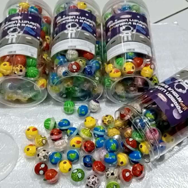 

Permen lunak BULAT MINI aneka rasa mix Lunak isi selai PLES isi 120pcs trolli mini balls / permen lunak mini