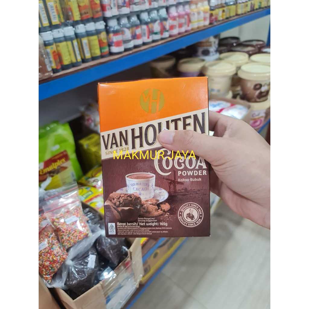 

Van houten cocoa powder 45gr, 90gr, dan 180gr best seller murah