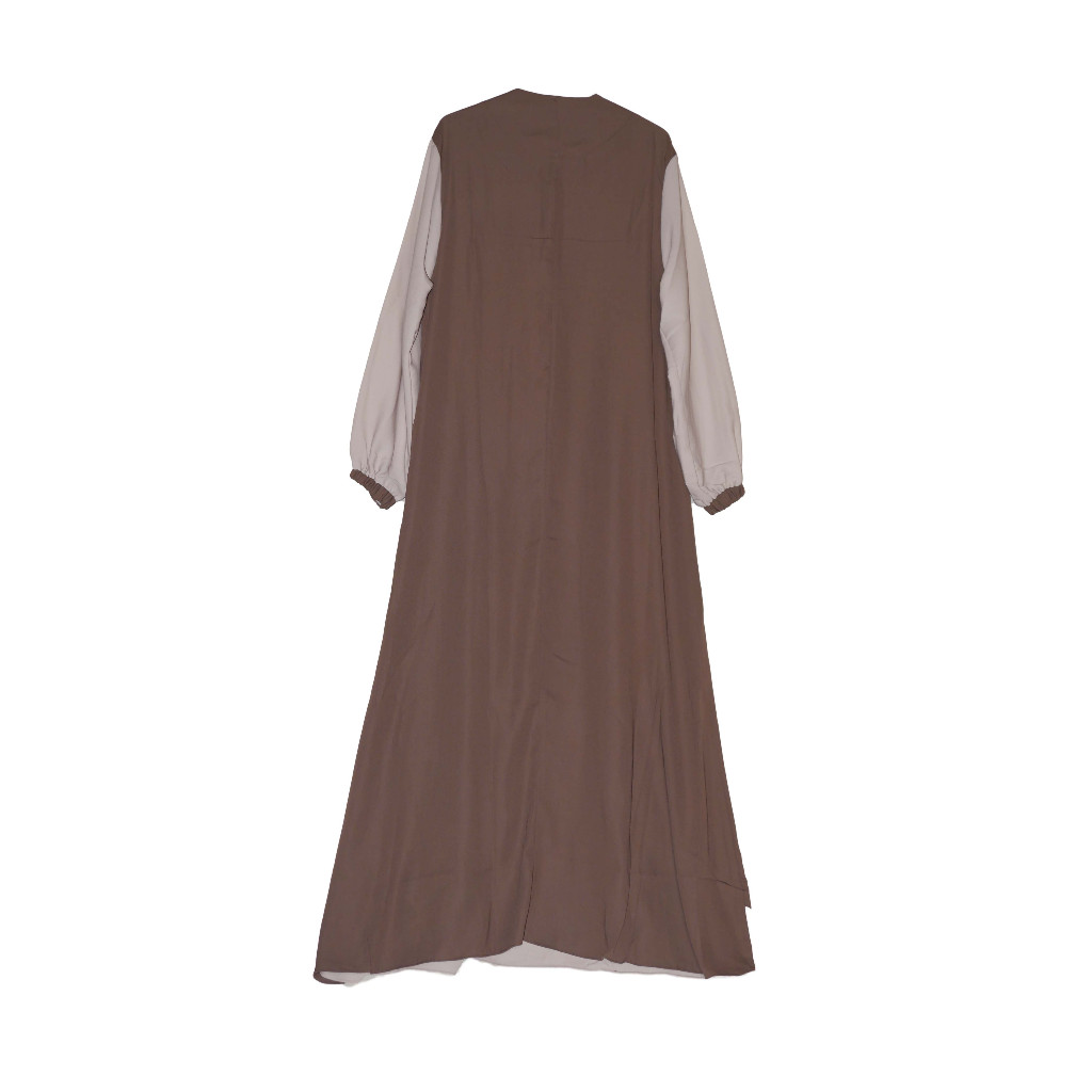 Baju Gamis Polos 2 Warna Bahan Yoris