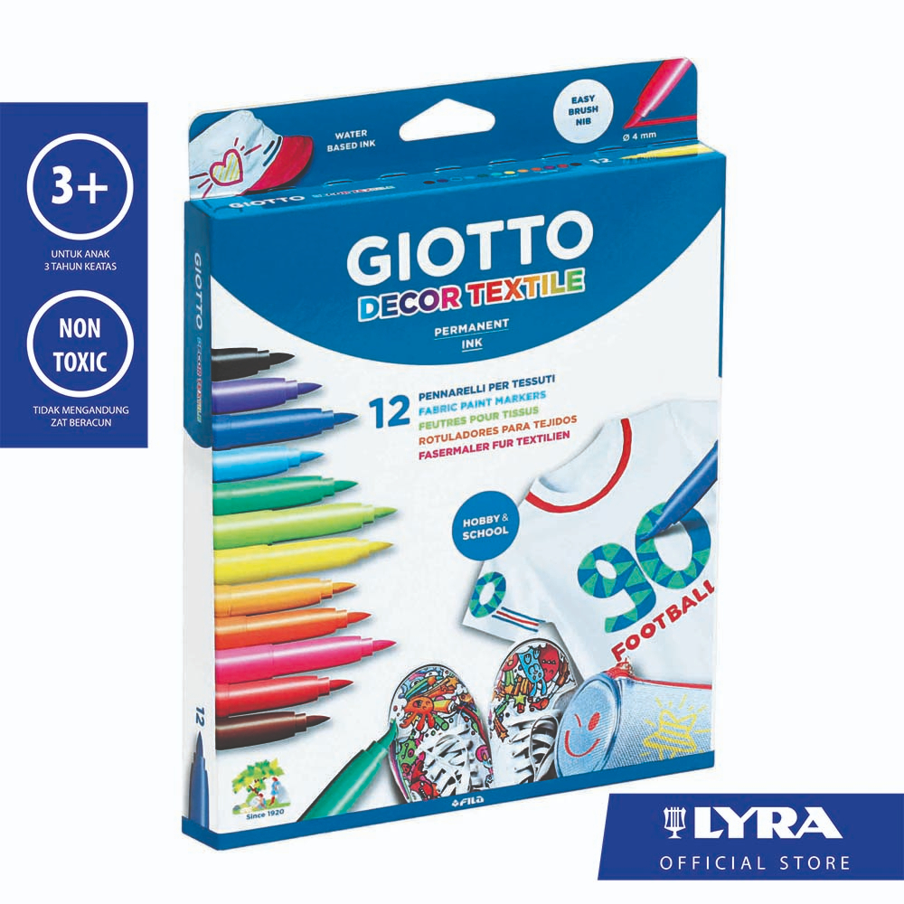 

Giotto Decor Textile Hangable Box 12 Colors # 494900