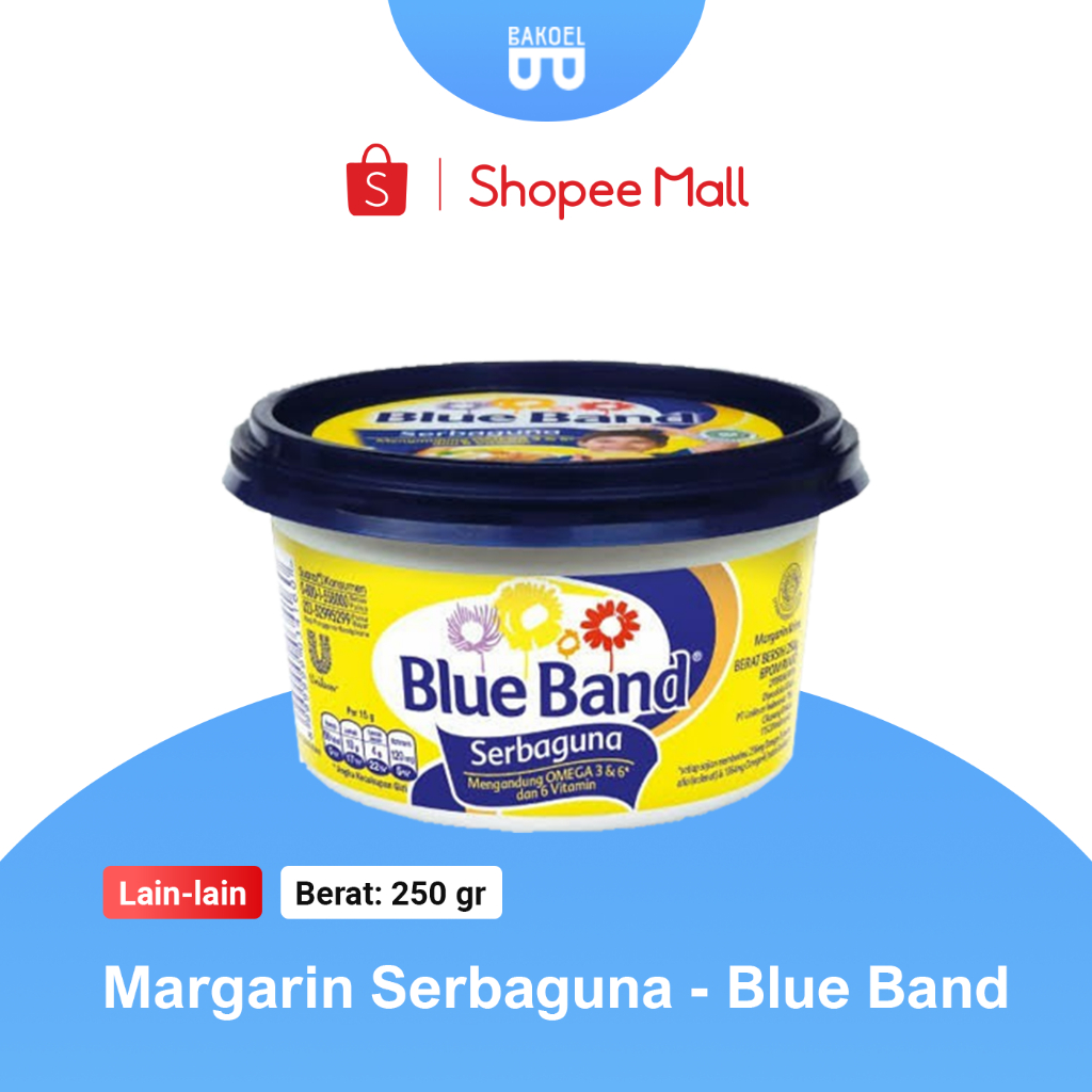 

Blue Band 250gr / Mentega / Butter - Bakoel Sayur Online