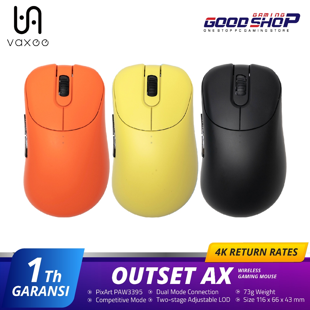 VAXEE Outset AX Wireless 4K Gaming Mouse