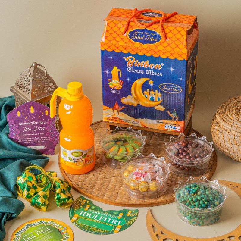 

Binbon Glows Mixes - Cookies, Chocolate, Candy, Peanut + Sirup