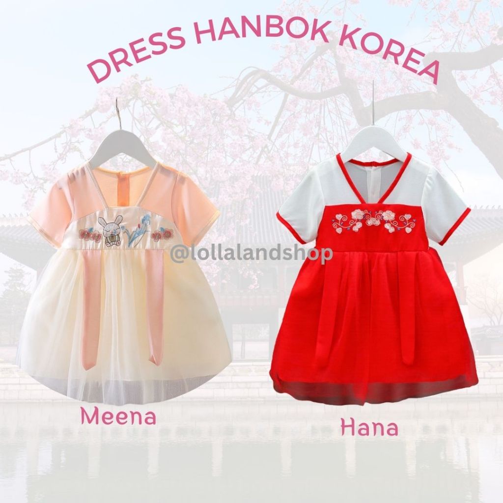 Baju Korea Anak Hanbok Kim Dress