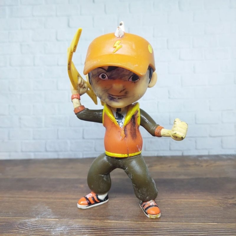 Boboiboy petir Action Figure 12cm murah mainan mcd murah