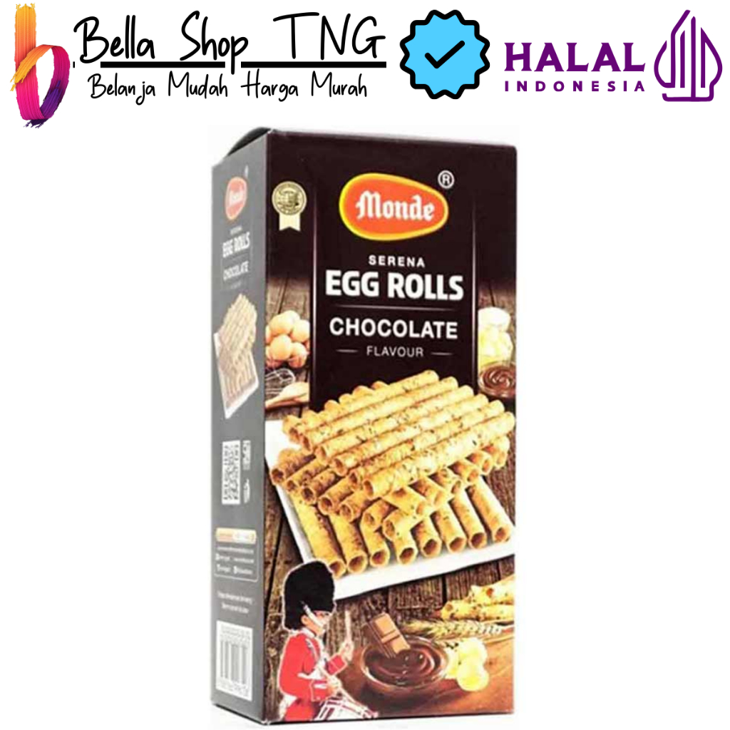 

Monde Cookies Serena Egg Roll Chocolate 168 Gr