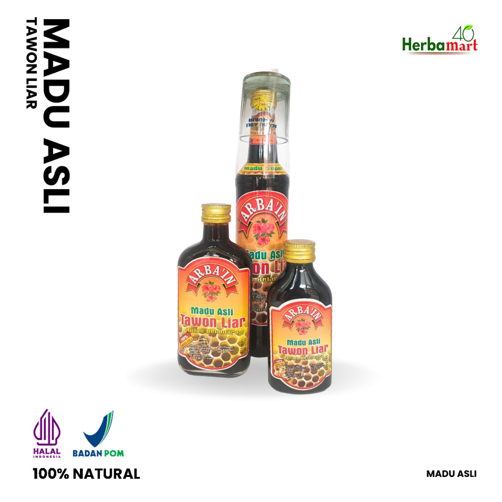 

Madu Tawon Liar Asli Arbain