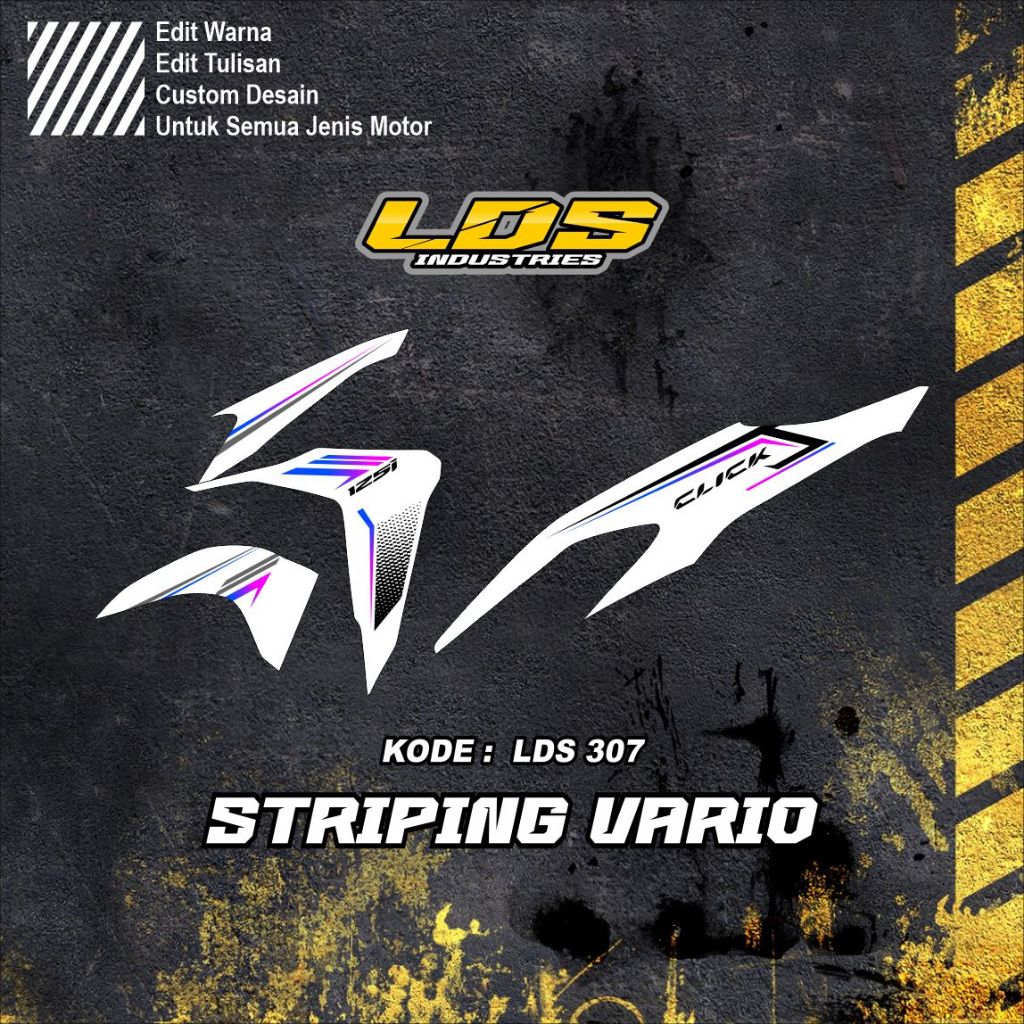 STRIPING CUSTOM VARIO NEW 125/150 2018-2021 Striping Vario Transparan