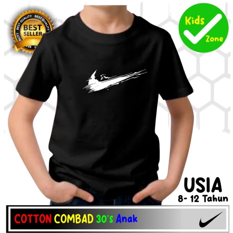 baju anak Santai / KAOS POLOS HITAM ANAK / KAOS KATUN ANAK / PAKAIAN ANAK