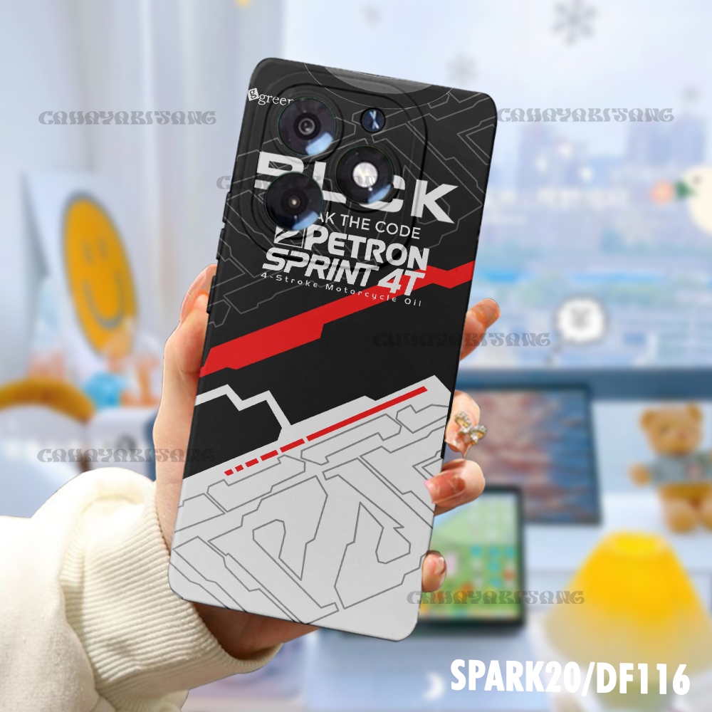 CAHAYABINTANG - CASING HP UNTUK SPARK 20 GAMBAR GAME BOY SOFTCASE PELINDUNG HANDPHONE