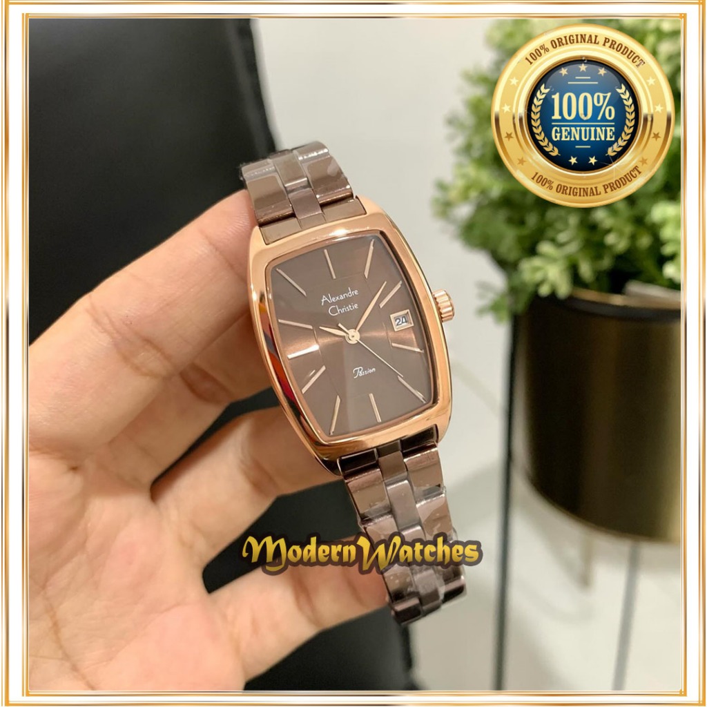 Alexandre Christie AC 2456 / 2961 Jam Tangan Ori Alexandre Christie Wanita AC2456 Rantai Best Seller