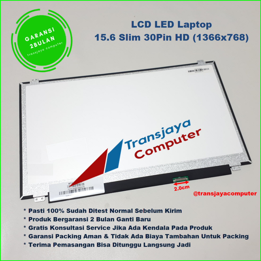 LED LCD Asus X505 X505B X505BA X505BP X505Z X505ZA 15.6 Small Frame