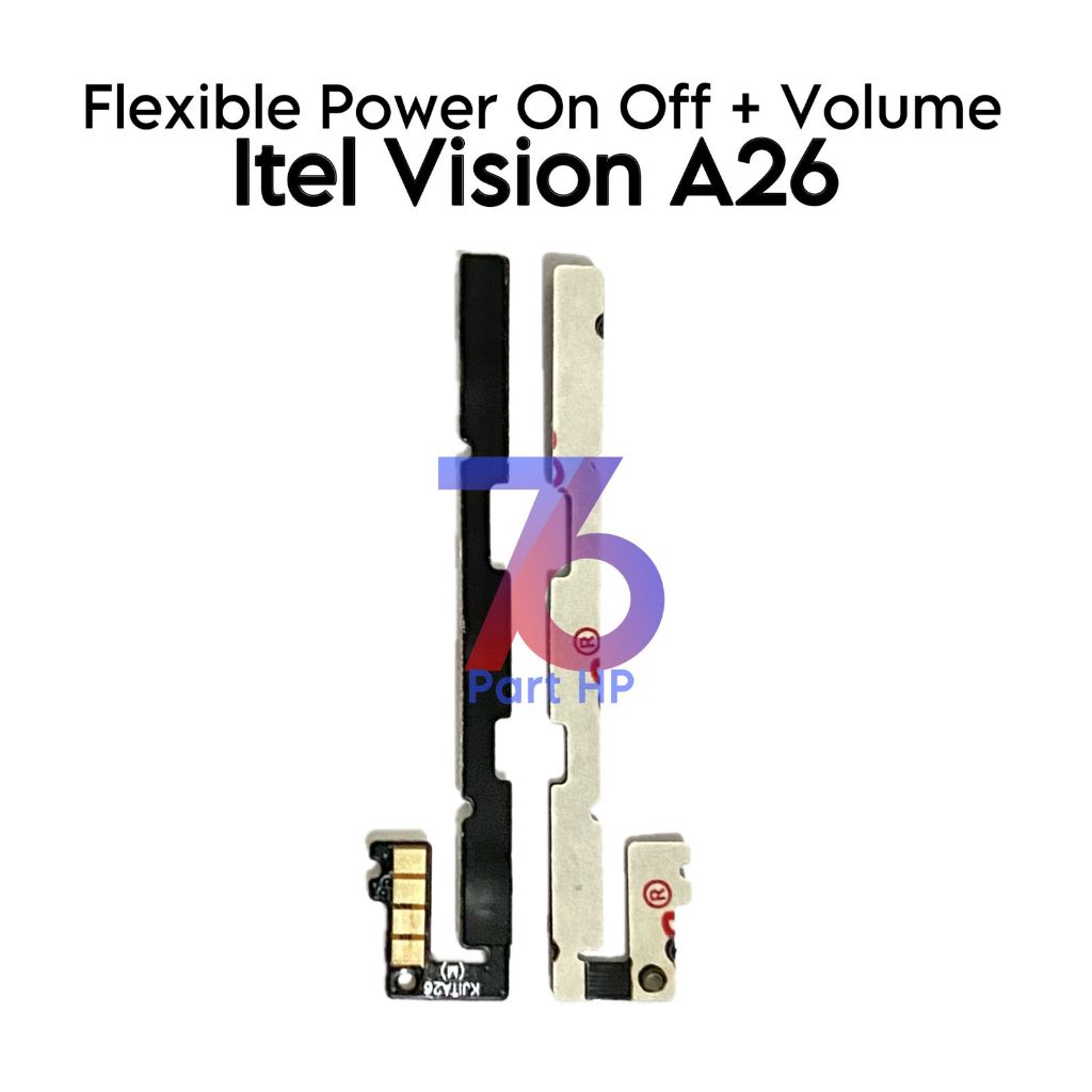 Flexible Konektor Volume Power On Off Infinix Itel Vision A26 - Flexible Flexibel Fleksibel Fleksibl