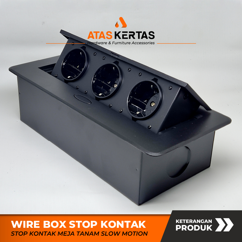 Pop up Wire box stop kontak meja meeting tanam