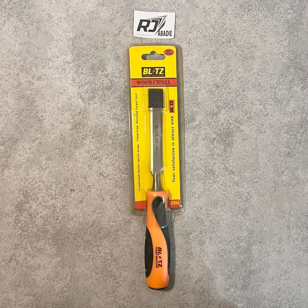 

Alat Pahat Tatah Kayu Gagang Karet Fiber Wood Chisel BLITZ BC 5/8 Inch