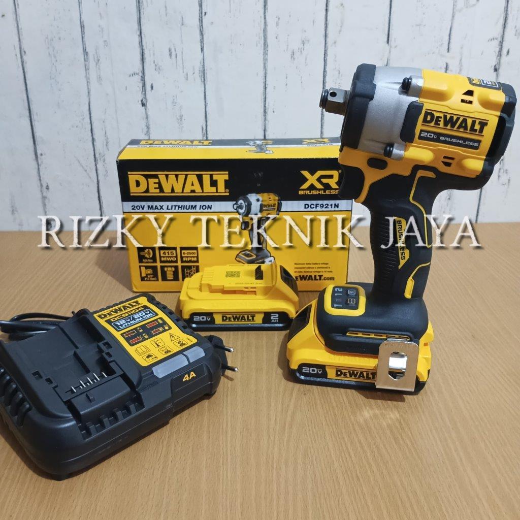 MESIN BOR BUKA BAUT MOTOR MOBIL TRUK BRUSHLESS CORDLESS IMPACT WRENCH DEWALT DCF921