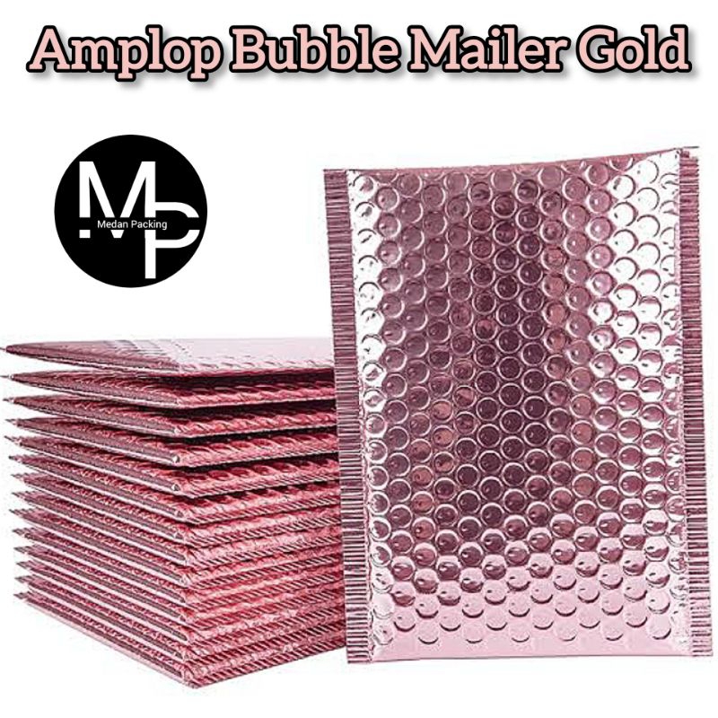 

Amplop Bubble Mailer Gold