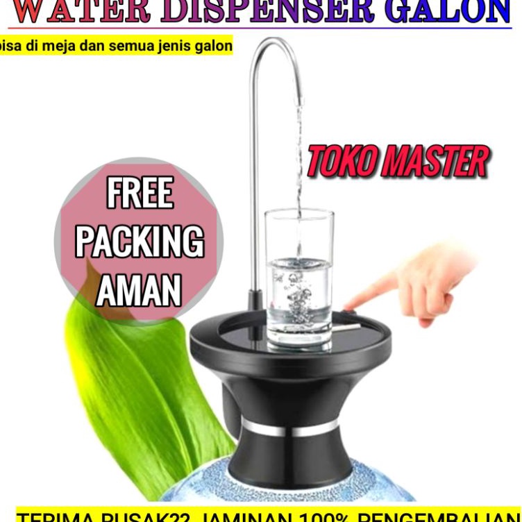 JLO Pompa Galon Elektrik Praktis Sunsonic CWP 3 Charge Portable Cas Dispenser Pompa Air Galon Listri