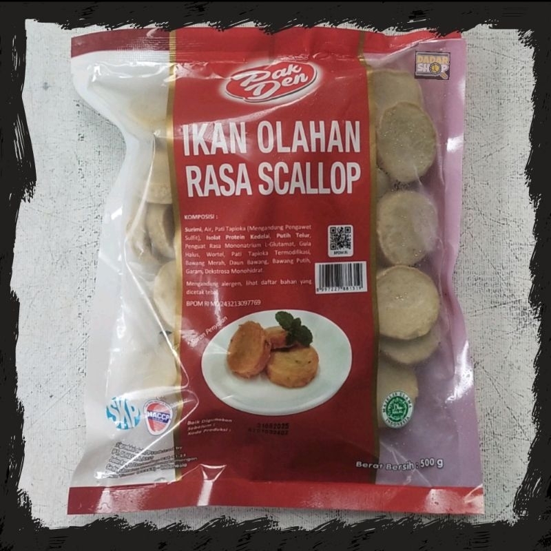 

Ikan Olahan Scallop Pak Den