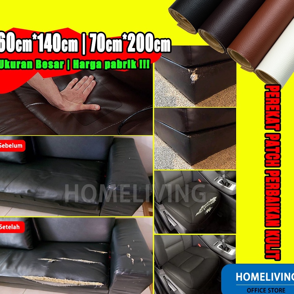Super Oke Restorasi Kulit72cm Perekat Ekstra Kuat Leather Perbaikan Repair Bahan Kulit Yang Rusak Ku