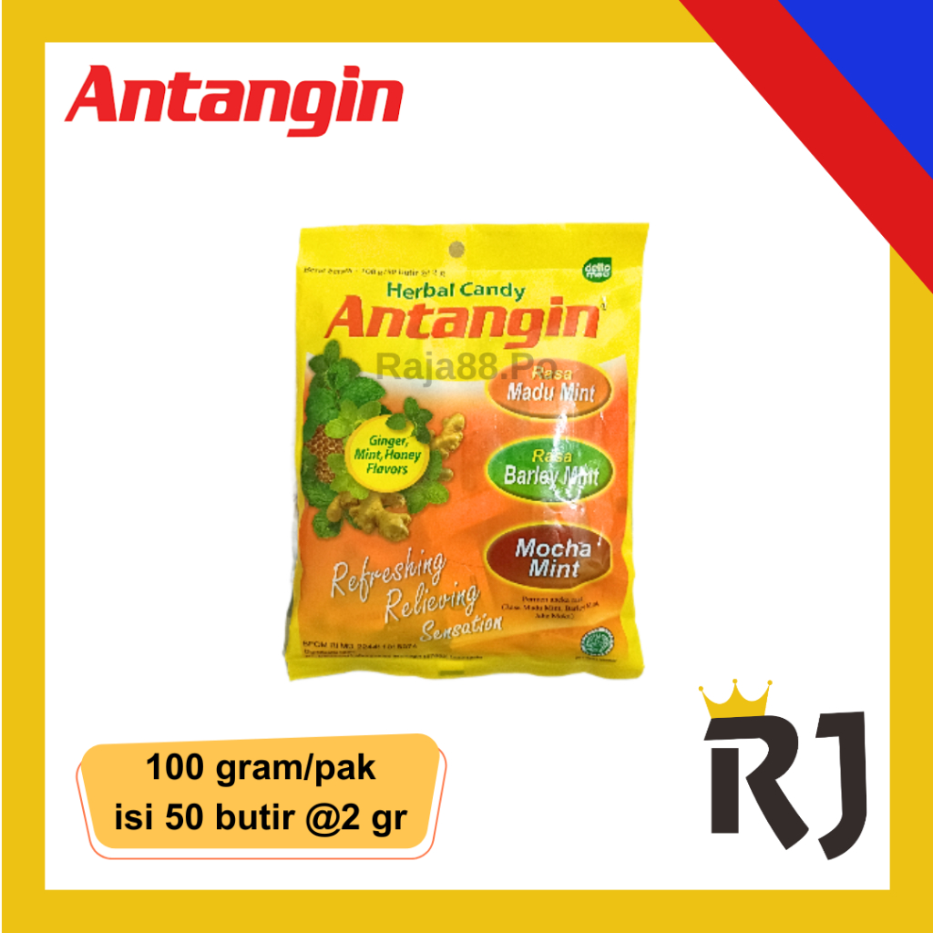 

Permen Antangin Herbal 100 gram (isi 50 butir @2 gram)